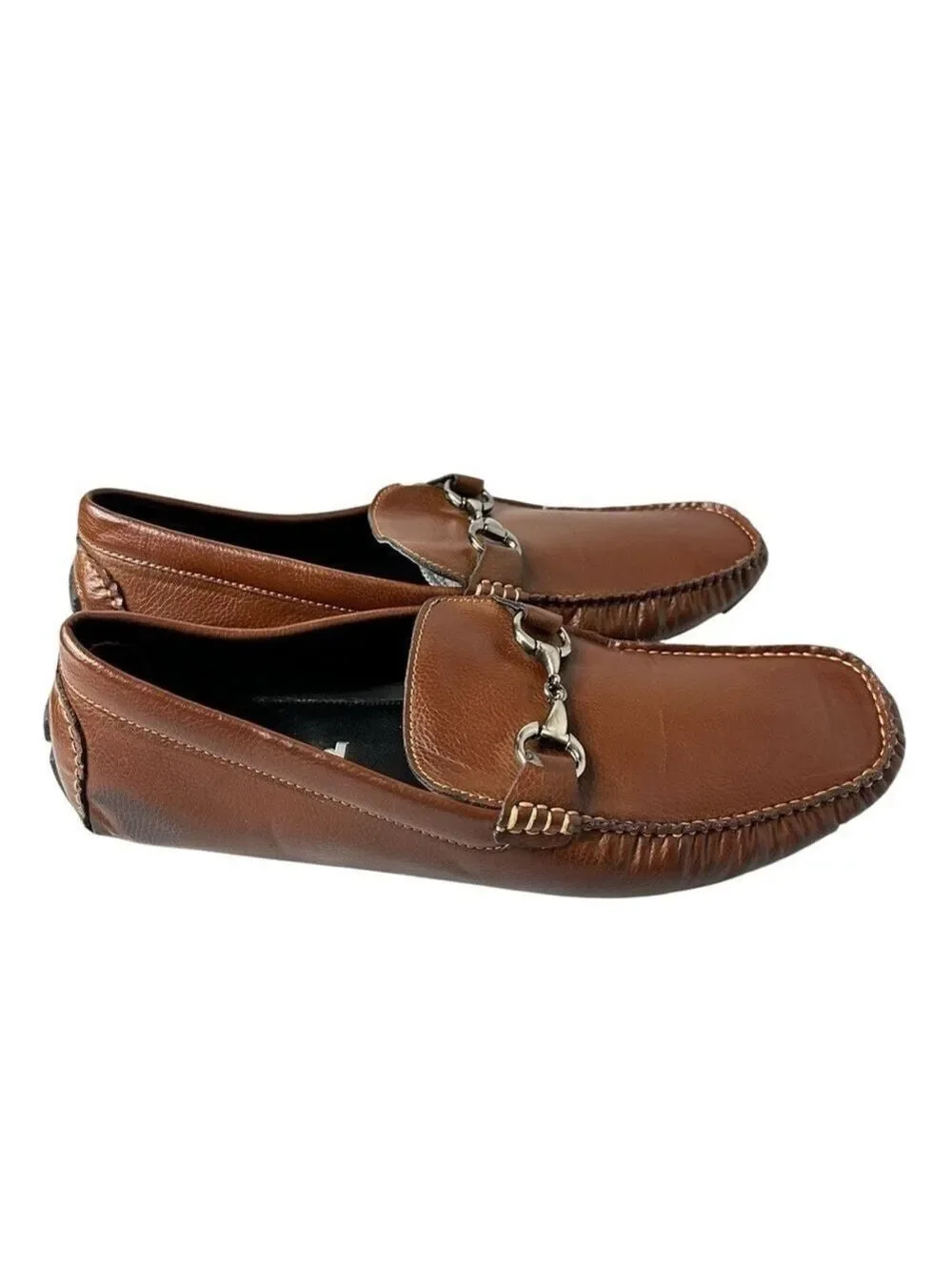 Unlisted by Kenneth Cole Men’s Brown Slip On Driver Shoes Size 10.5 M